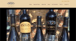 Desktop Screenshot of lobowines.com